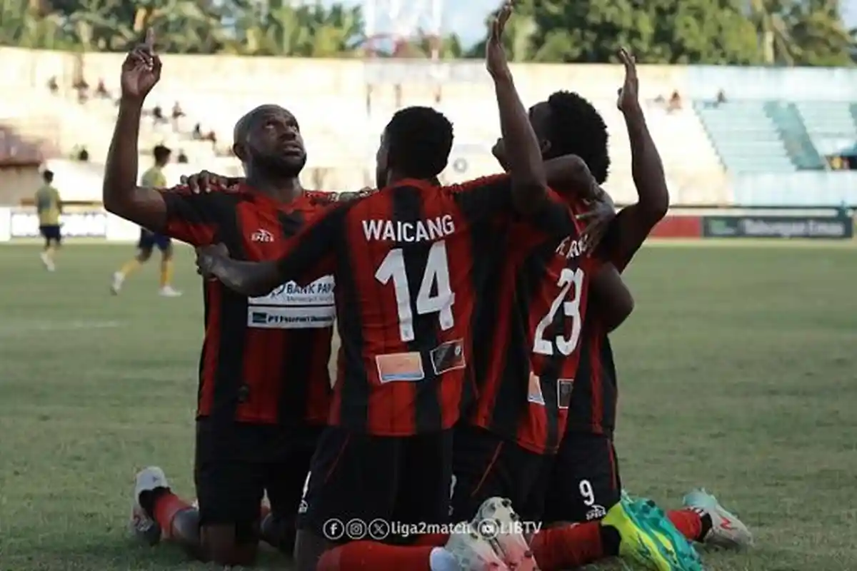 Prediksi Hasil Persipura vs Deltras FC Liga 2, Kans Mutiara Hitam Buka Peluang ke Babak 8 Besar
