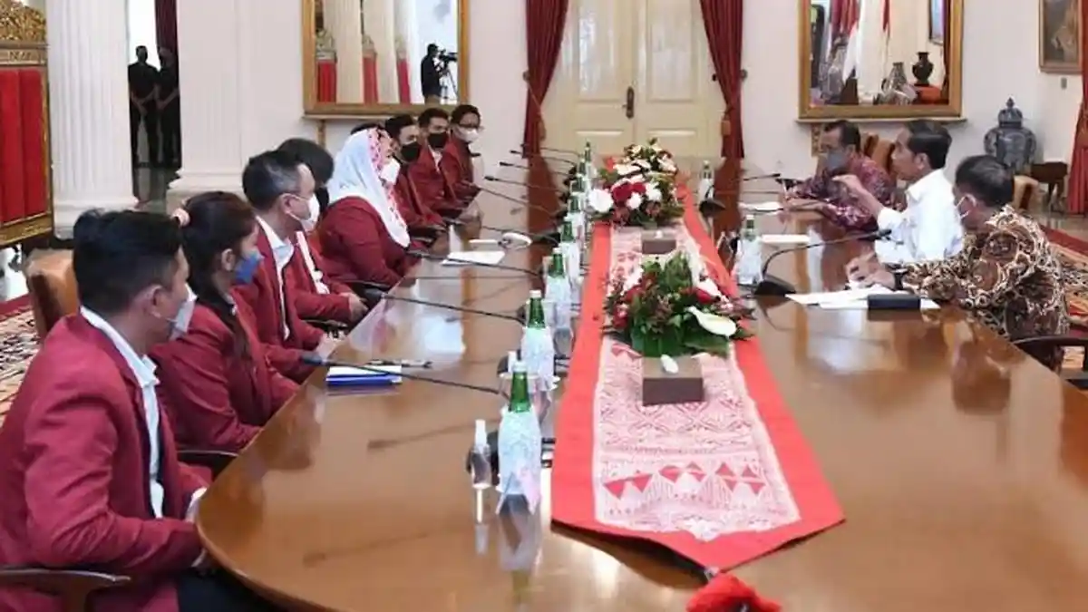 Presiden Terima Laporan FTPI yang Akan Gelar Kejuaraan Dunia Panjat Tebing
