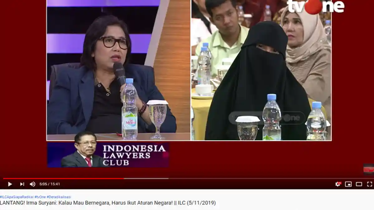 Bahas Polemik Usulan Larangan Cadar & Celana Cingkrang, Irma Suryani Santai: Ya Keluar Saja dari ASN