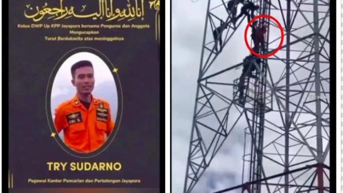 Kisah Anggota Basarnas di Papua Jatuh dari Tower Saat Evakuasi Warga ...