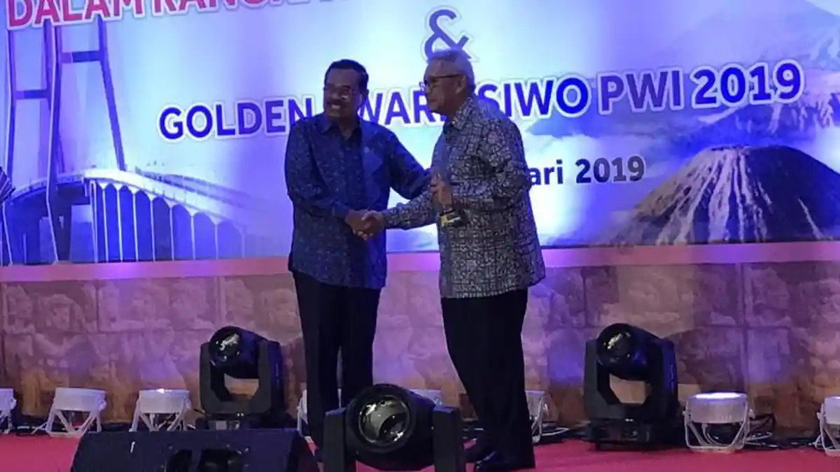 Gajah Tunggal Terima Award Darmabakti Olahraga di HPN 2019