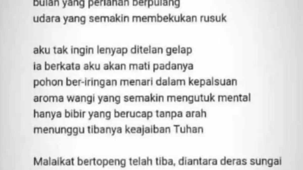 Puisi Mahasiswa Uniska Seolah Gambarkan Musibah yang Dialami di Goa Lele, Hati Sang Dosen Bergetar