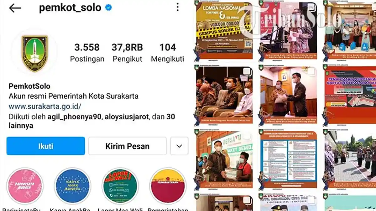 Begini Kronologi Peretasan Akun Instagram Pemkot Solo: Admin Tidak Bisa Login, Ada Hacker yang Masuk