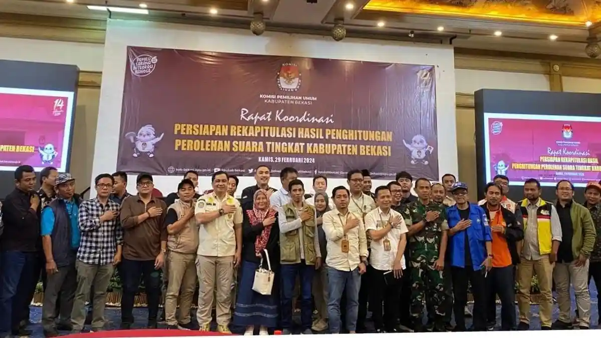 KPU Kabupaten Bekasi Targetkan Rekapitulasi Penghitungan Suara Tingkat ...