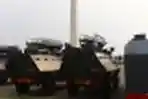 Jelang Pengumuman KPU Kendaraan Baracuda Siaga di Monas
