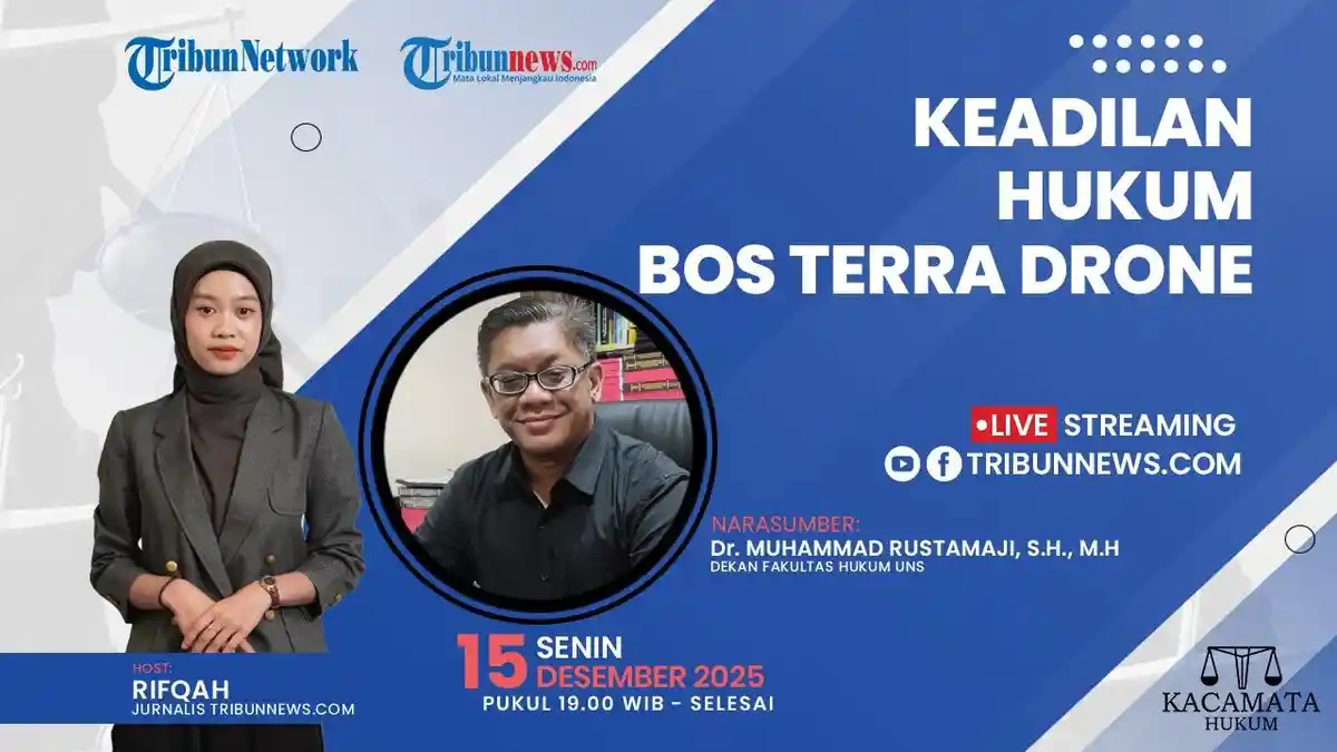 Talkshow Kacamata Hukum 15 Desember 2025: Keadilan Hukum Bos Terra Drone