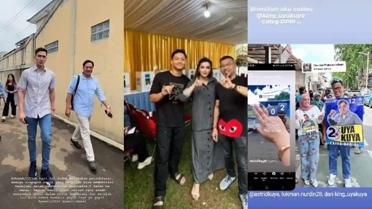Daftar Artis Jadi Caleg Sekaligus Ikut Nyoblos di Pemilu 2024, Ada Verrel Bramasta Hingga Aldi Taher