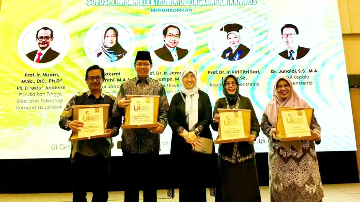 UIN RIL Terima Penghargaan The 9th Most Sustainable University in Indonesia