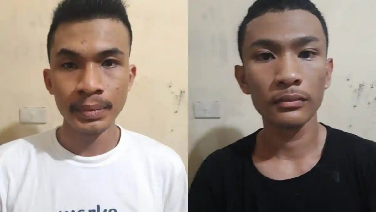 Belum Sempat Jual Sabu, 2 Pemuda Diciduk Polda Lampung di Pinggir Jalan