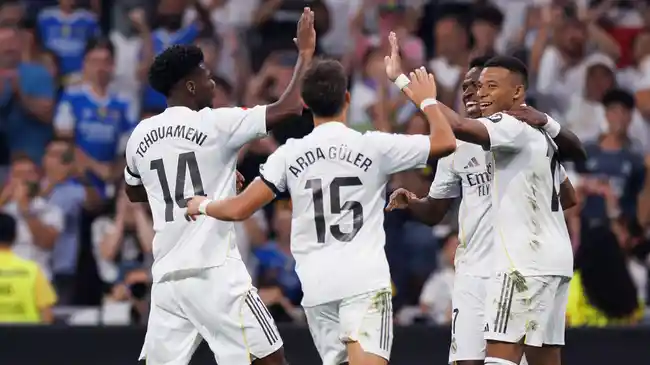 LINK Nonton Live Streaming Real Madrid vs Marseille UCL Tayang di TV Mana?