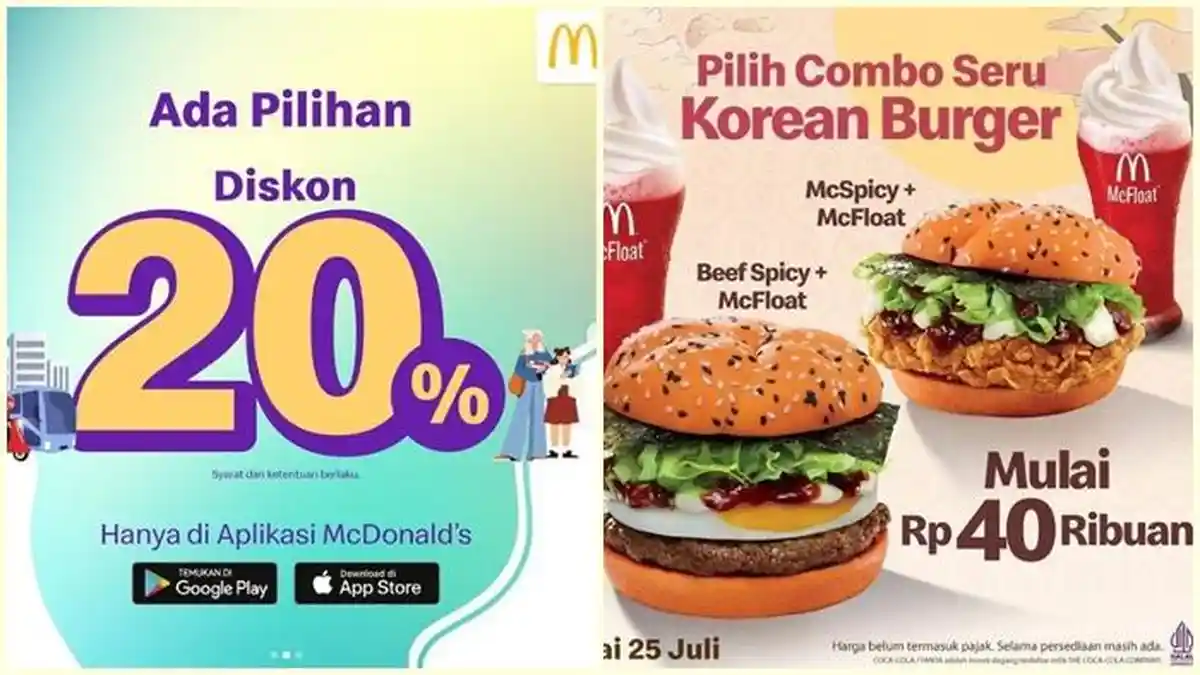 Promo McD Hari ini Rabu 27 Juli 2022, Menggunakan Aplikasi McDonald's ...