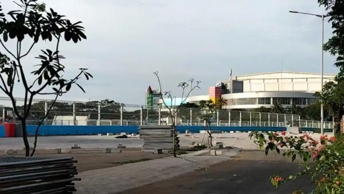 Kondisi Terkini Sirkuit Formula E Ancol Usai Balapan Mobil Listrik 