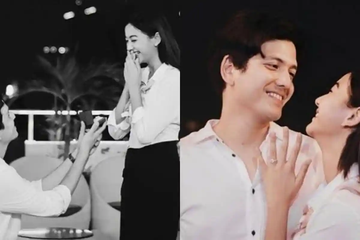 Glenca Chysara Resmi Dilamar Rendi Jhon, Kisah Cinta yang Tumbuh Dari Cinlok Sinetron Ikatan Cinta