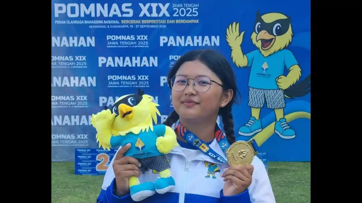 Mahasiswa USM Lintang Ayoeda Koesworo Raih Medali Emas di POMNAS 2025