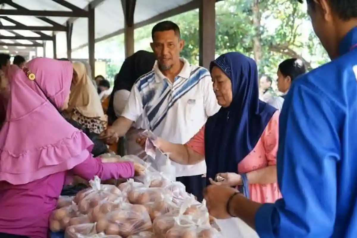 Pemkot Kediri Kembali Menggelar Operasi Pasar Murni, Imbau Masyarakat Tak Panic Buying