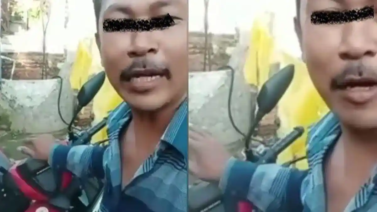 Pria Janji Bakar Sepeda Motor Seharga Rp 30 Juta Jika Anies atau Ganjar Menangkan Pilpres 2024