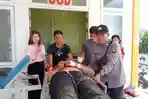 Pengendara Motor Terluka Usai Tertabrak Mobil di Depan SPBU Kebadu, Polisi Imbau Pengendara Waspada