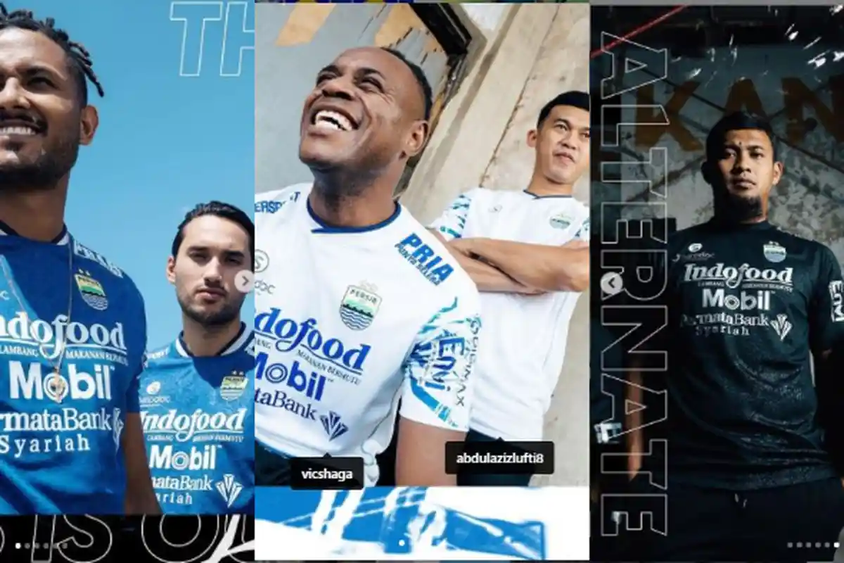 Deretan Jersey Persib Bandung untuk Liga 1 2021, dari Home hingga Alternate, Mana Favorit Bobotoh?