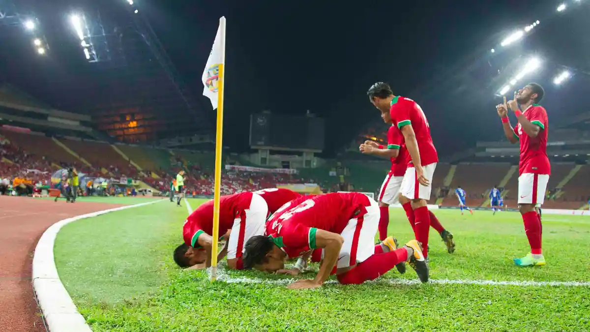 Jalannya Babak Pertama, Indonesia Ungguli Filipina 2-0