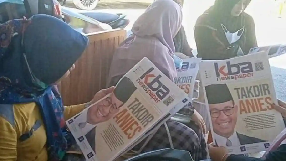 Penyebaran Tabloid Anies Baswedan di Tempat Ibadah dan Pasar di Malang Dilaporkan ke Bawaslu