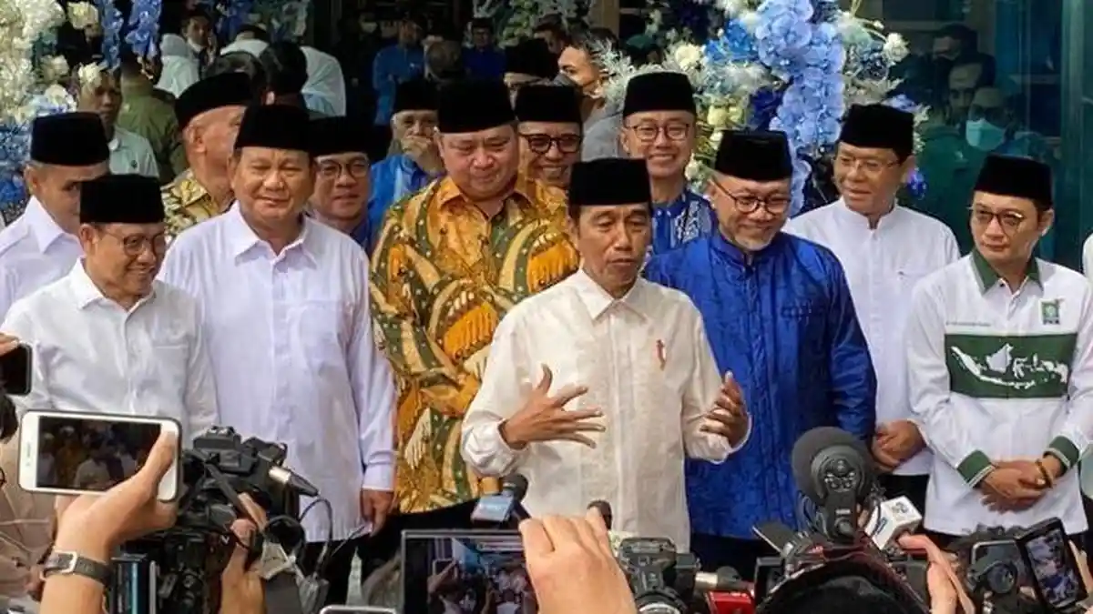 Dua Koalisi Partai Besar Akan Digabung, Pengamat Sebut Jokowi Menjadi King Maker