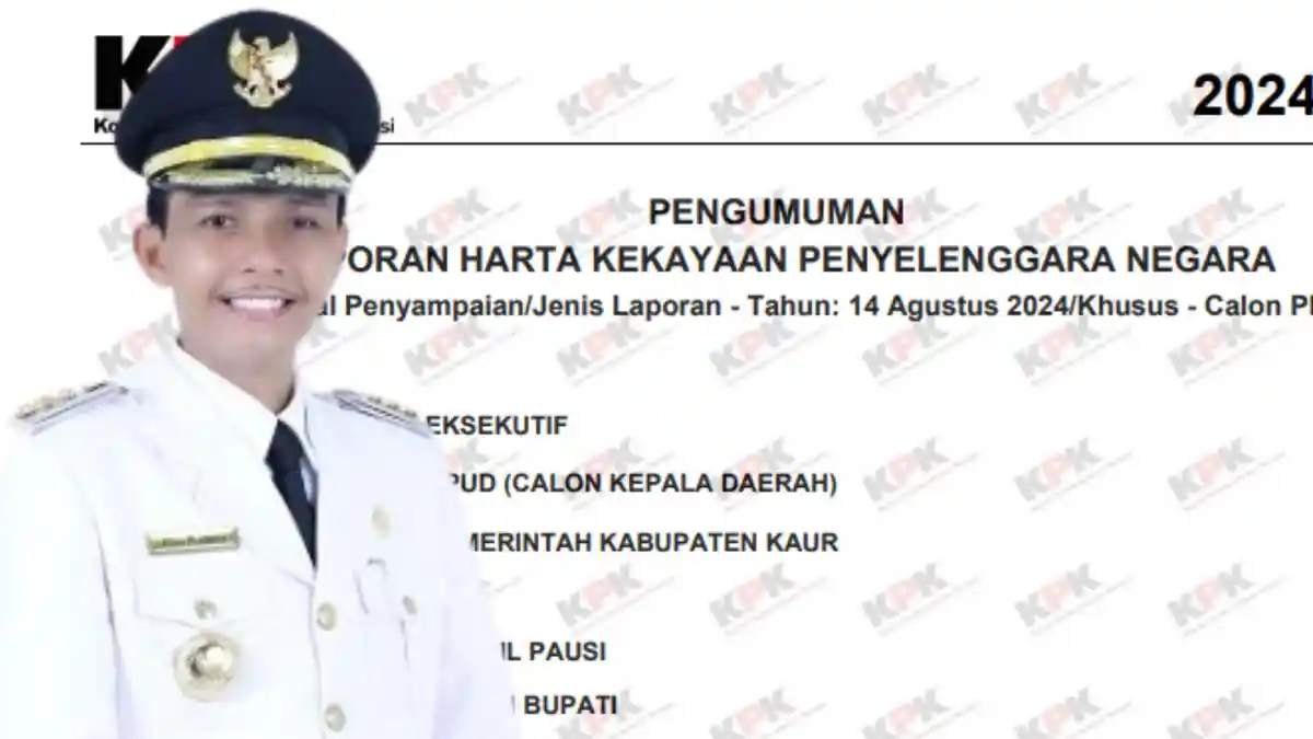 Profil dan Kekayaan Cabup Gusril Pausi Unggul Quick Count Pilbup Kaur 2024, Mantan Bupati Comeback