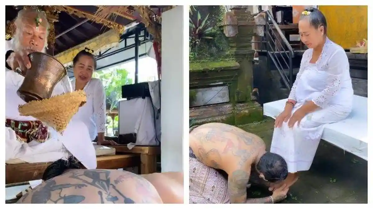 Jerinx Bebas dari Penjara, Langsung Cium Kaki Ibu Hingga Gelar Upacara Melukat, Begini Rangkaiannya