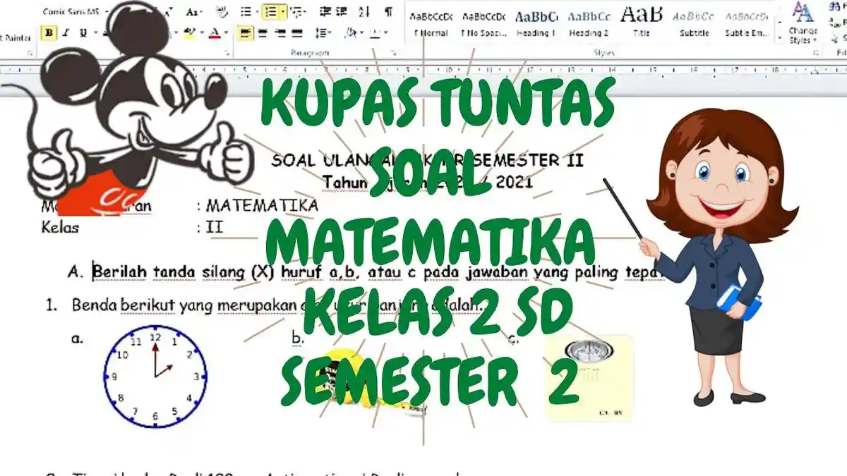 35 Soal & Kunci Jawaban Ujian Matematika Kelas 2 SD Kurikulum Merdeka, Sisa Permen Ani di Kotak