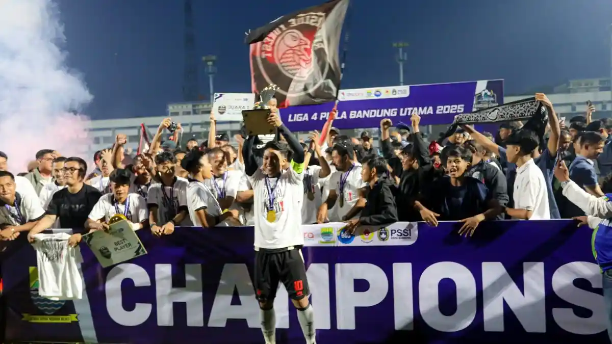 Menang 5–0 di Sidolig, Riverside Forest FC Juara Liga 4 Piala Bandung ...