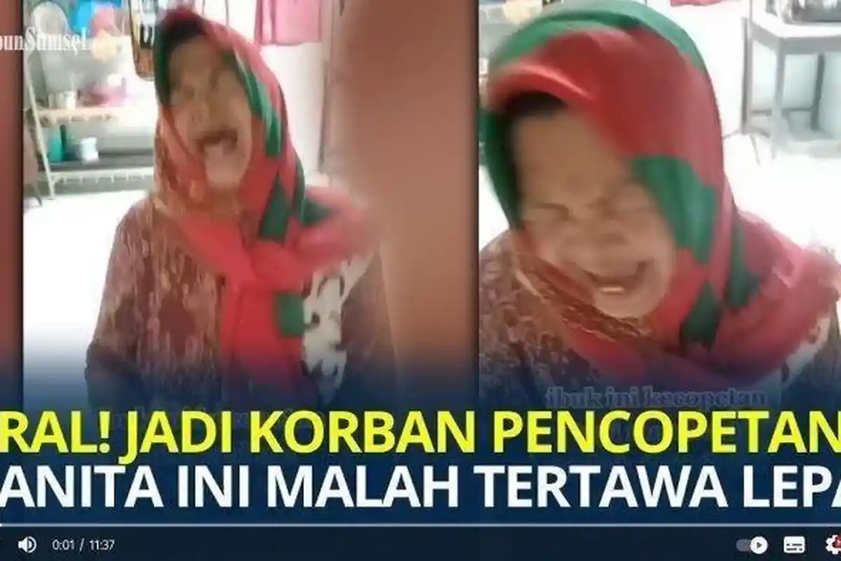 Bukannya Panik, Ibu Ini Tertawa Ngakak Saat Tas Kena Copet, Isinya Ternyata Bikin Apes