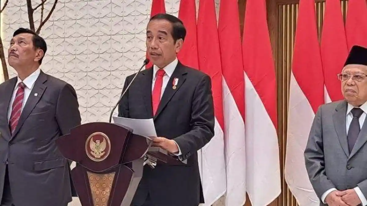 Singgung Capres dan Cawapres, Jokowi: Saya Sadar Dijadikan Tameng Elite Parpol