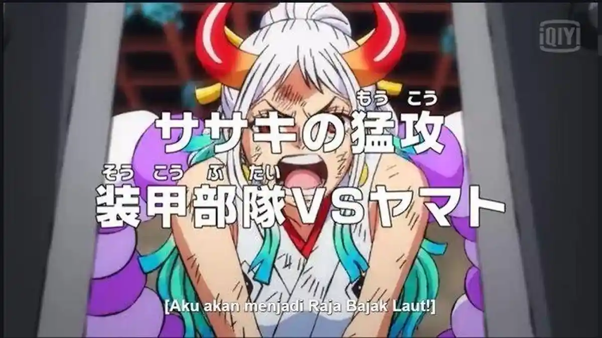Link Nonton Streaming Anime One Piece Eps 1013 Sub Indonesia di iQIYI dan WeTV Gratis