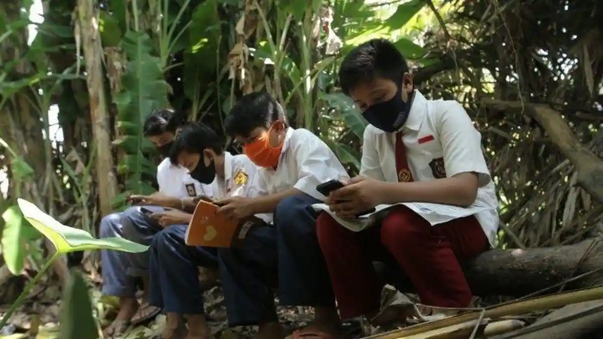 Kendala Belajar dari Rumah, 4 Pelajar di Lampung Nekat Masuk Sarang Ular demi Wifi Gratis