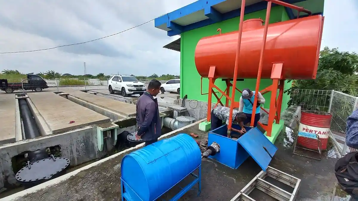 Penanganan Banjir di Jati Wetan Kudus Tak Maksimal, Pompa Korsleting Dimakan Tikus