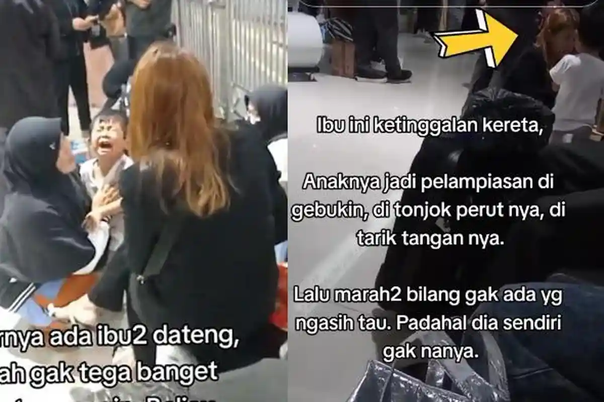 Nasib Anak Balita Digebuki Ibunya Sendiri Gegara Ketinggalan Kereta Viral, Pihak KAI Turun Tangan