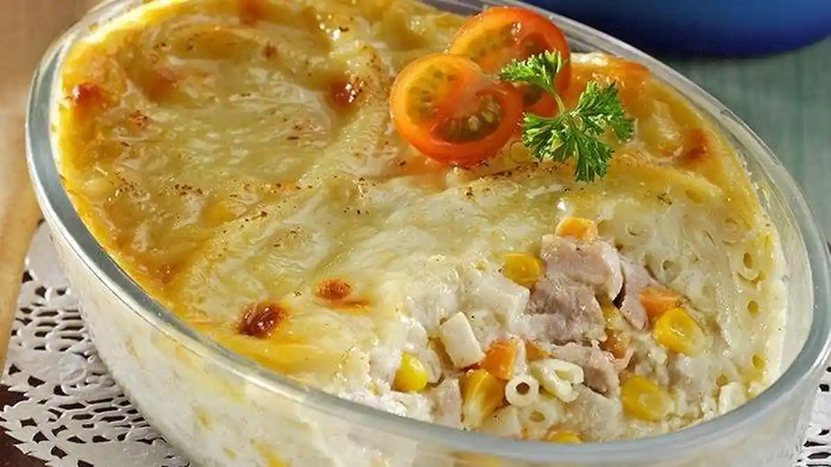 Resep Skotel Ayam Makaroni Jagung, Cocok Dimakan untuk Sarapan Bersama Keluarga, Mudah & Gak Ribet!
