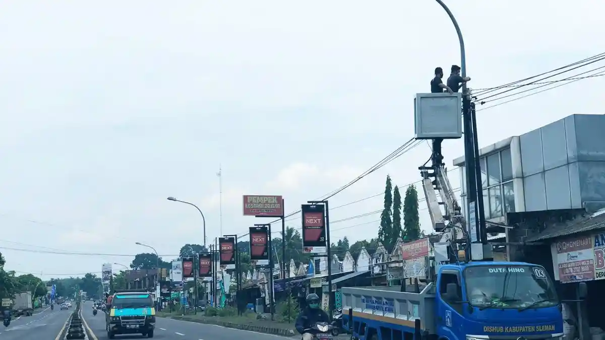 Libur Panjang Isra Miraj dan Imlek 2025, Dishub Sleman Tetap Siaga Tangani PJU Padam 