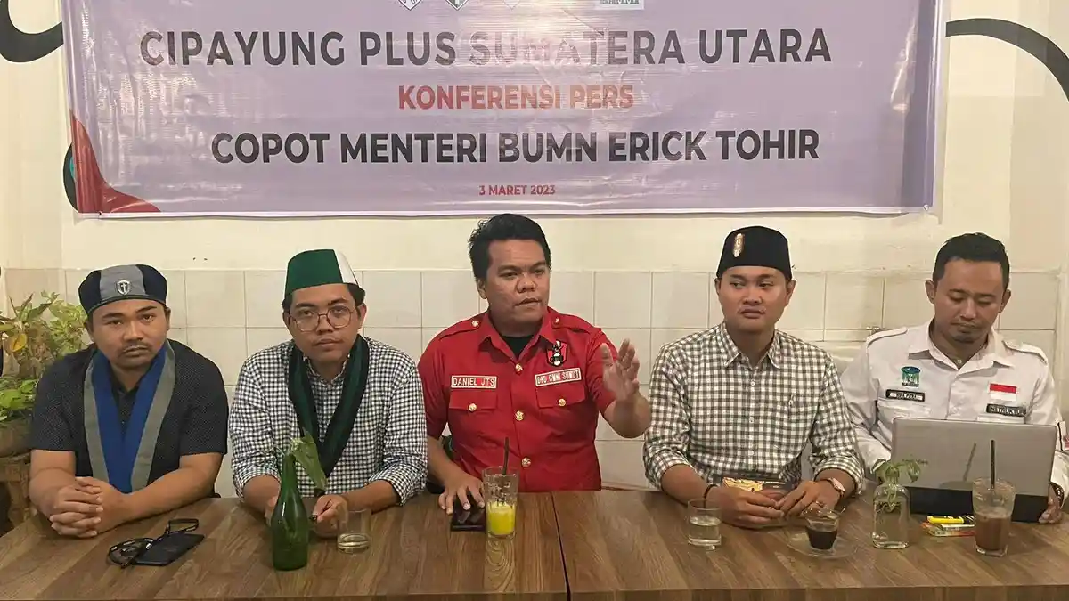 Cipayung Plus Sumut Minta Erick Thohir Mundur dari Jabatan Menteri, Beberkan Data Kebobrokan BUMN