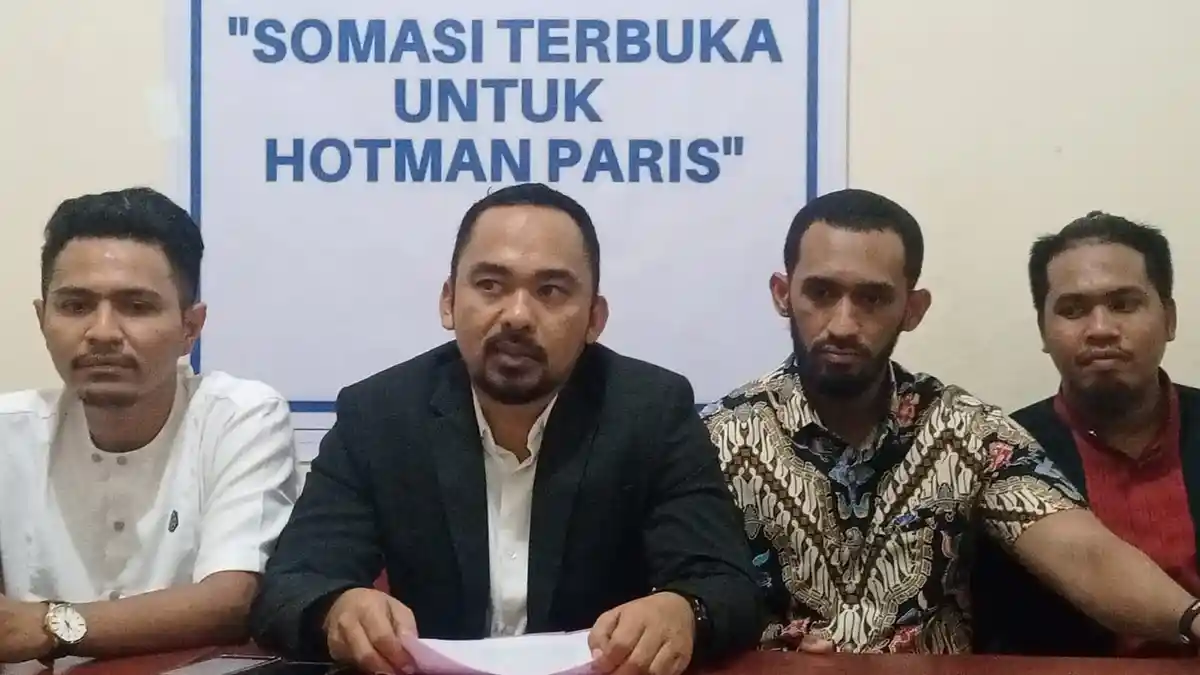 Sebut PERADI Otto Hasibuan Tidak Sah, Advokat Muda Indonesia - Ambon Somasi Hotman Paris
