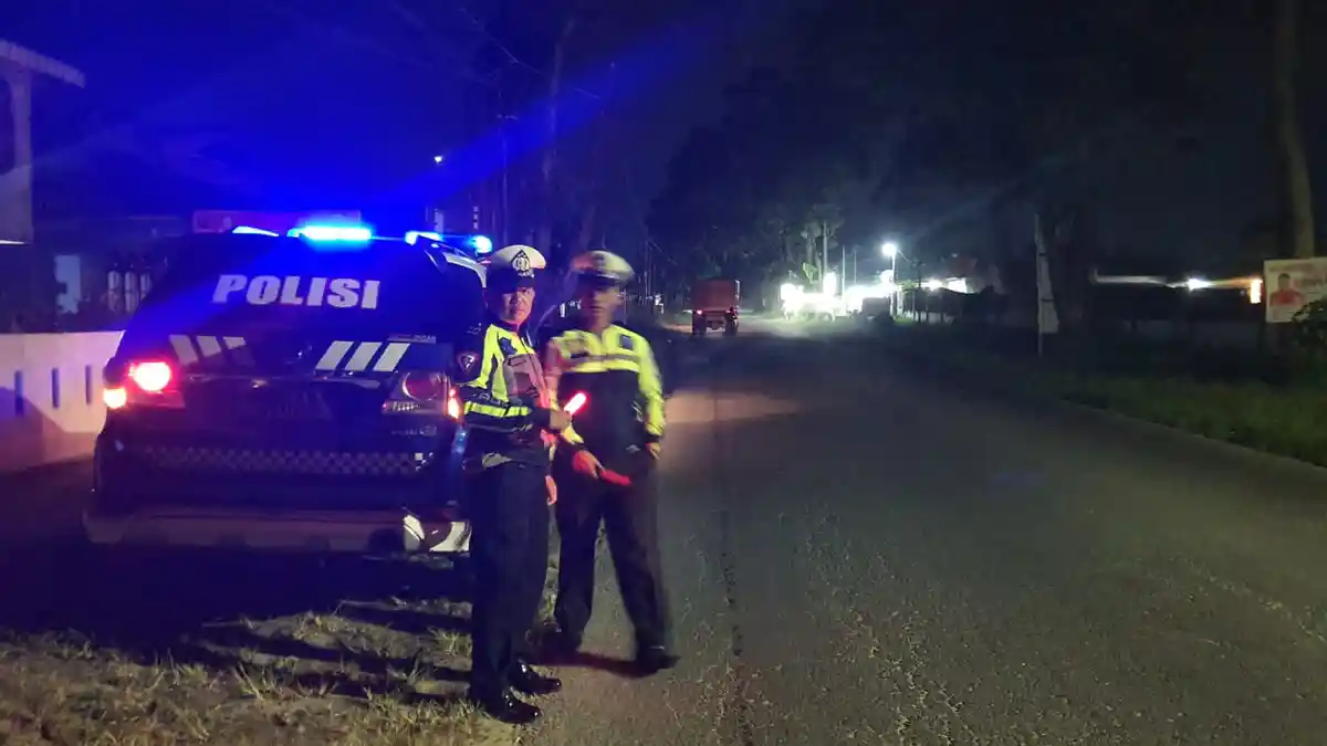 Patroli Biru Ciptakan Kondisi Lalulintas yang Tertib dan Lancar di Kabupaten Simalungun