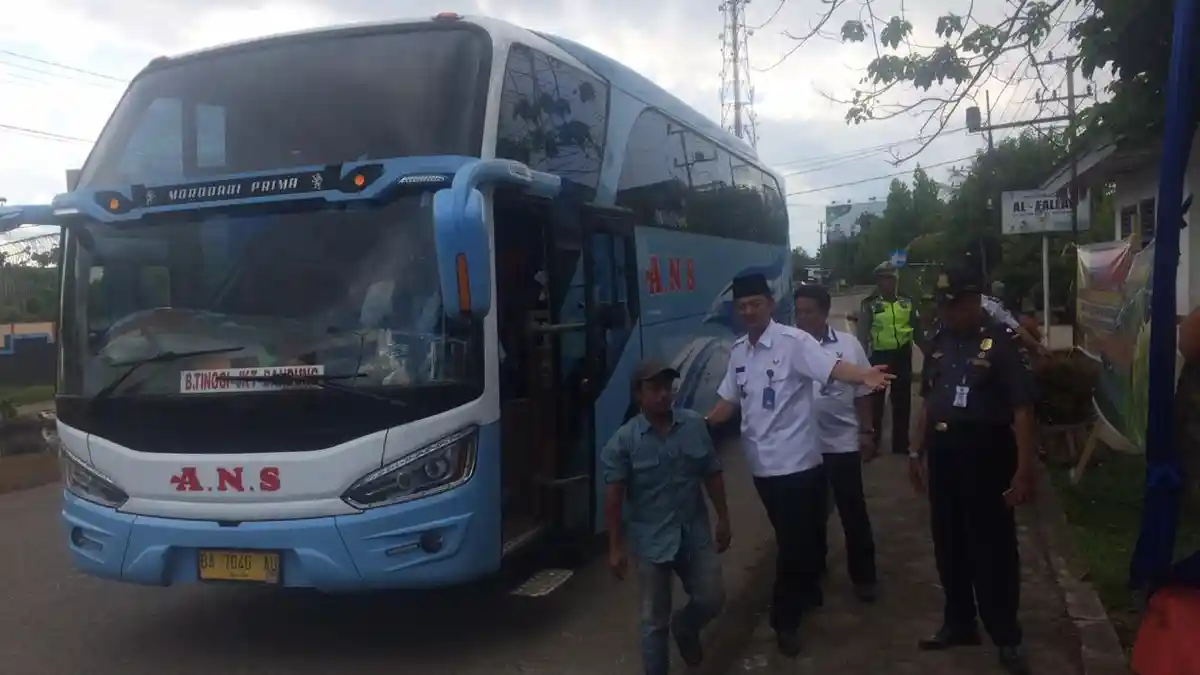 BNNK Batanghari Tes Urine 50 Sopir Angkutan Lebaran, Ini Hasilnya