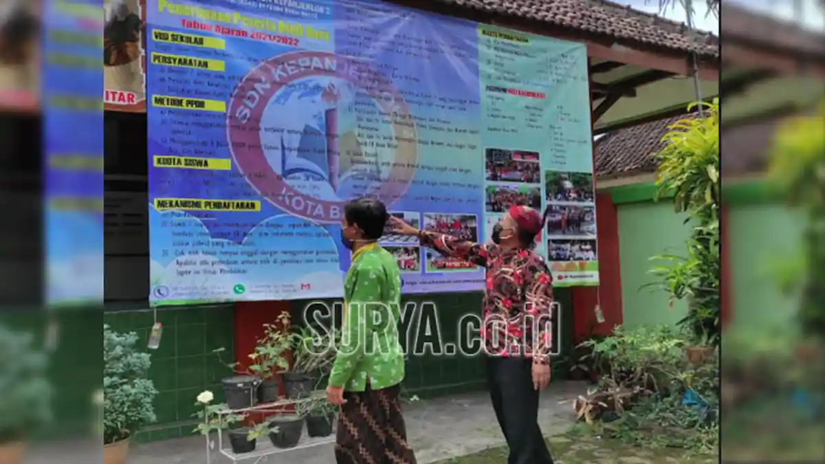 PPDB Online SD di Kota Blitar, Sekolah Sediakan Admin Bantu Orang Tua Daftarkan Anaknya