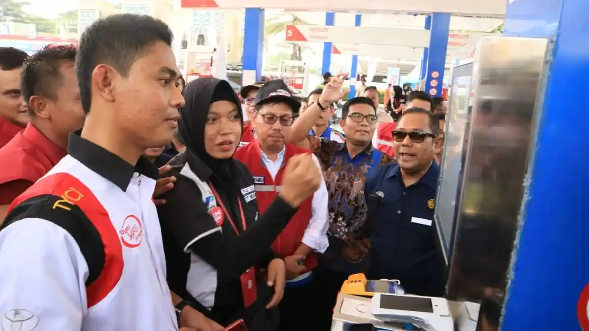 Percepat Layanan SPBU di Tol Cikampek, Pertamina Sosialisasikan SPBU Self Service