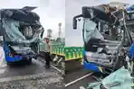 Polisi Ungkap Penyebab 2 Bus Transjakarta Adu Banteng di Jalur Layang Cipulir