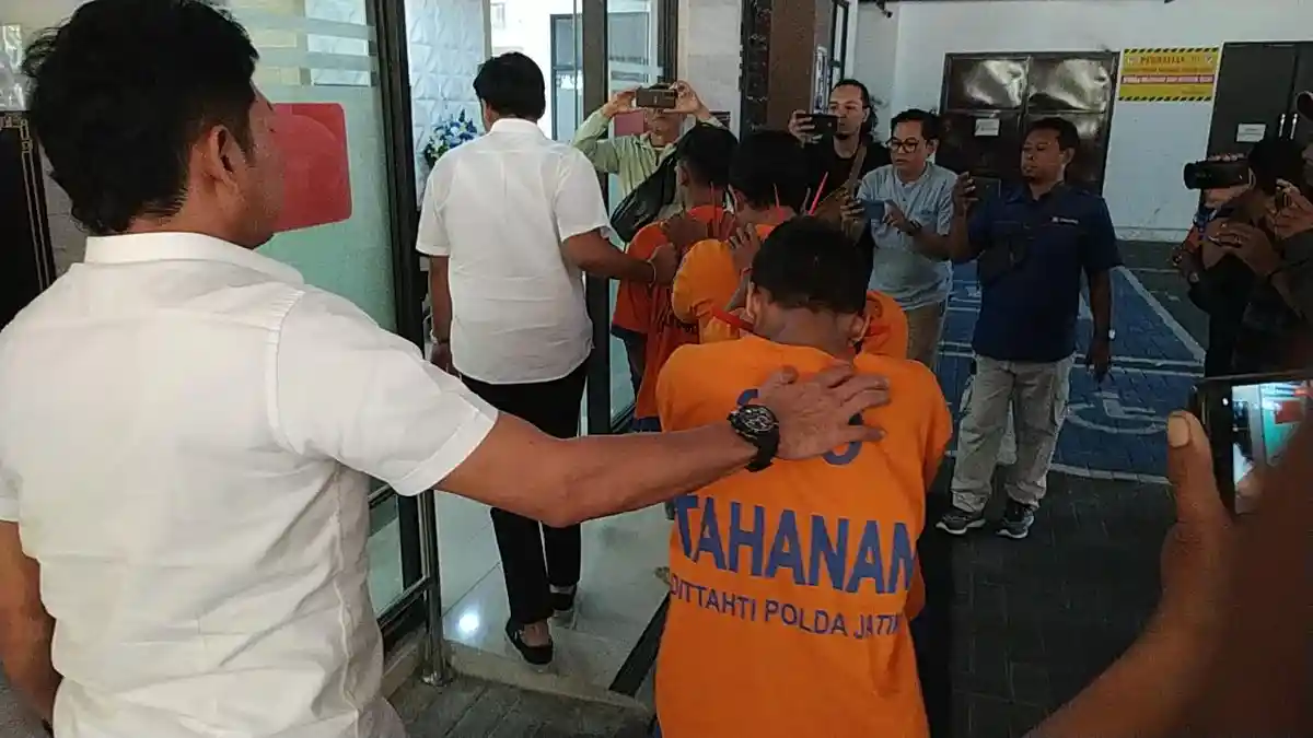 Polda Jatim Bekuk 4 Maling Motor Residivis, Beraksi di 11 TKP hingga Malang-Pasuruan