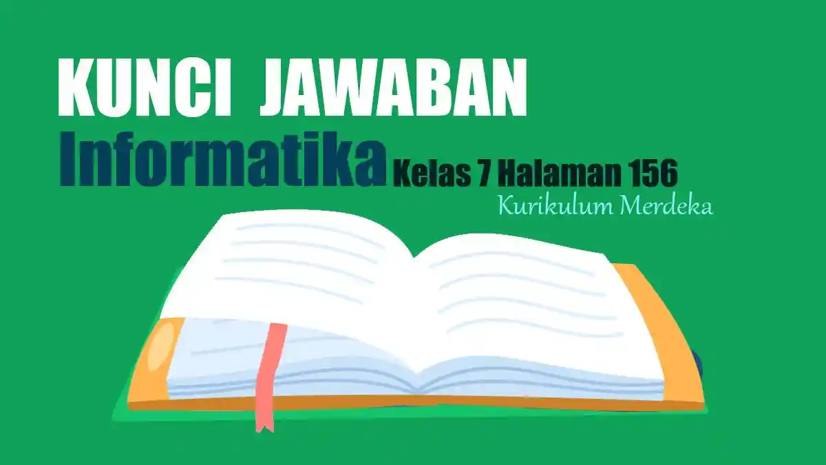 Jawaban Soal Informatika Kelas 7 Halaman 156 Kurikulum Merdeka: Memahami Tools