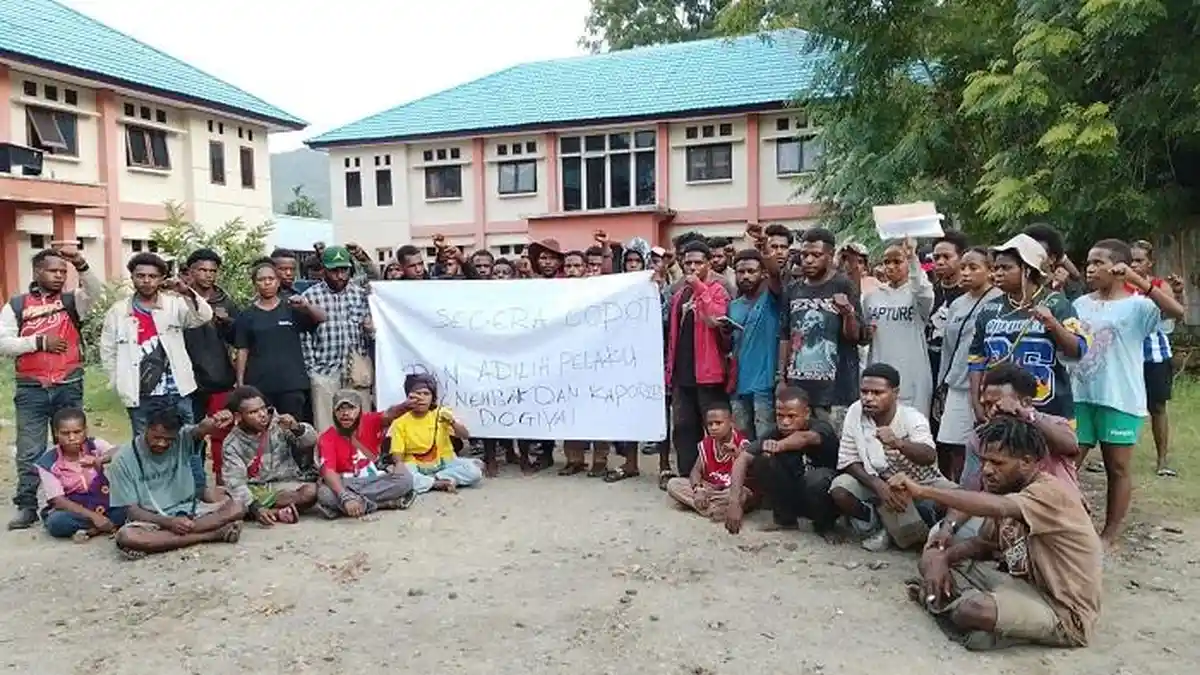 Dogiyai Berdarah: Mahasiswa Tuntut Pelaku Diadili dan Kapolres Dicopot!