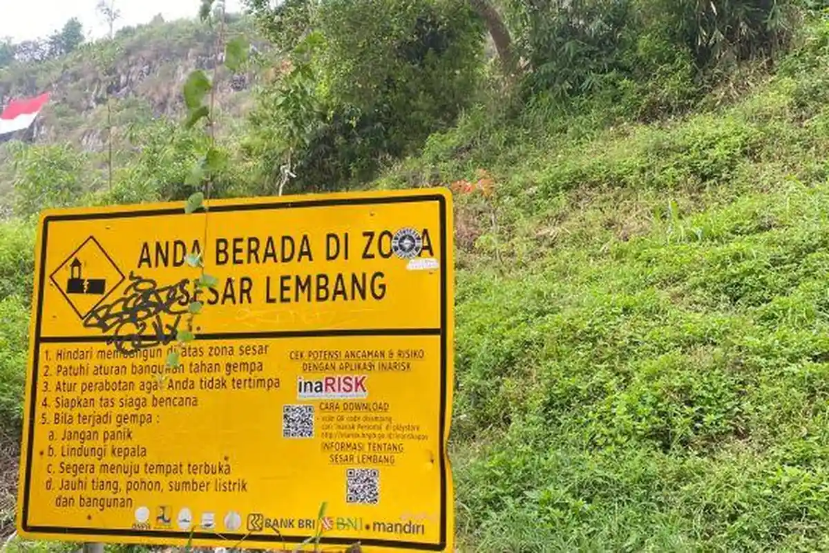 Fenomena Rockfall Terjadi di Gunung Batu Lembang, BPBD Bandung Barat Lakukan Antisipasi Dini