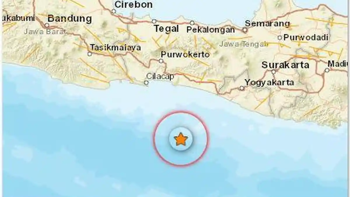 Gempa M 3,1 Guncang Barat Daya Kebumen, Getaran Tak Terasa