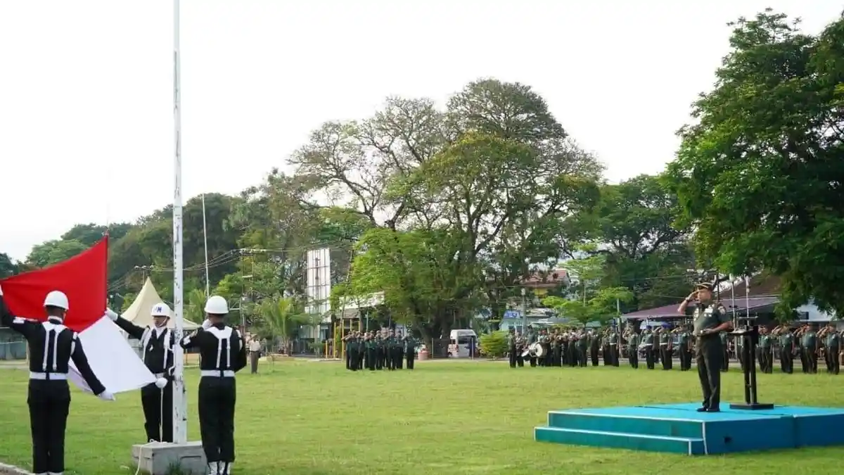Korem 032/Wirabraja Gelar Upacara, Danrem Brigjen TNI Wahyu Eko Purnomo Bacakan, Amanat Pangdam